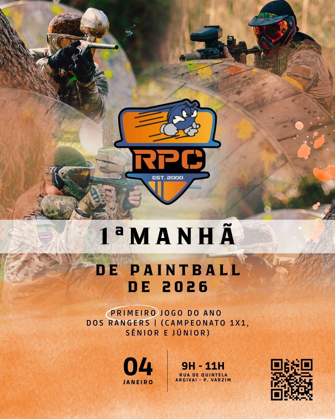 1ª Manhã de Paintball