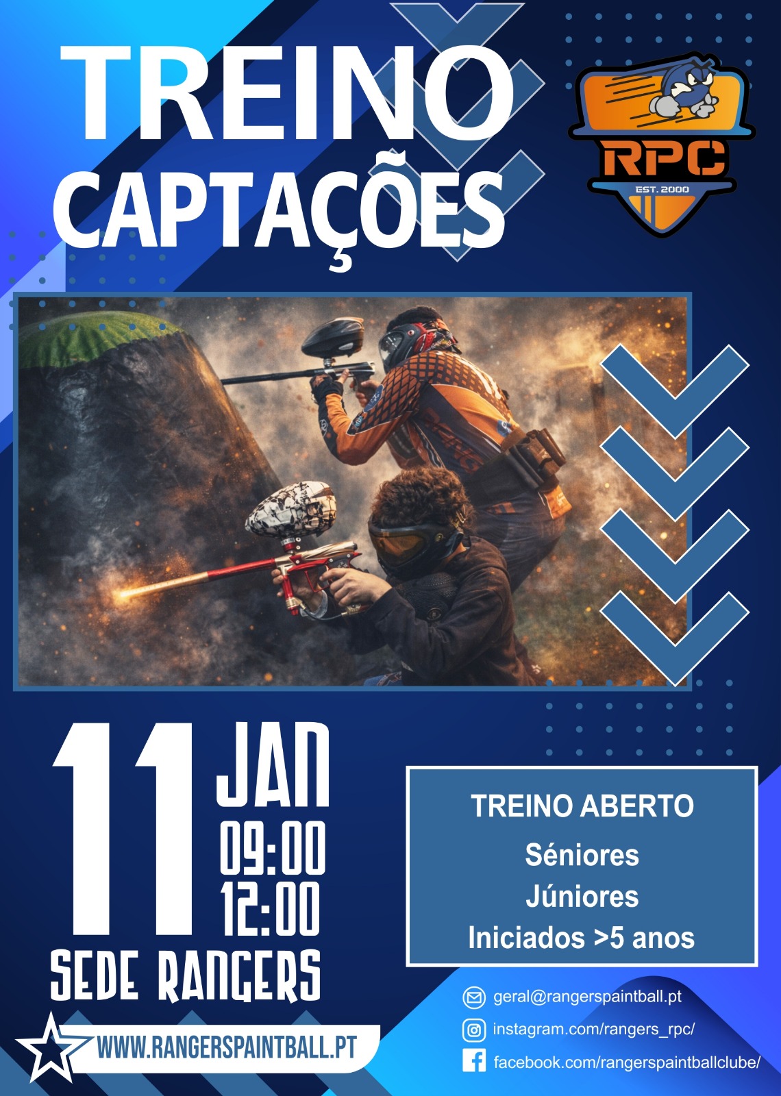 Treino de Captações