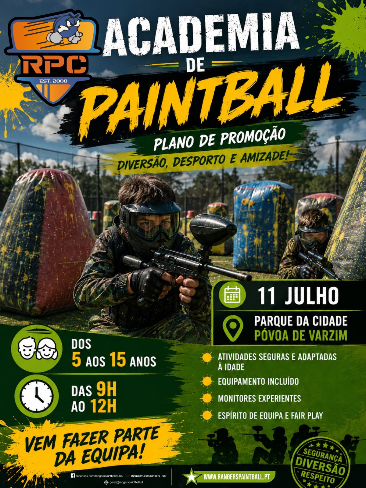 Plano de Promoção - Academia de Paintball